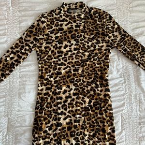 Cheetah mini dress